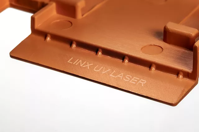 UV-laser for industriell merking: Linx UVG5, Extrusion, Extruded Part, Plastik, Tekst
