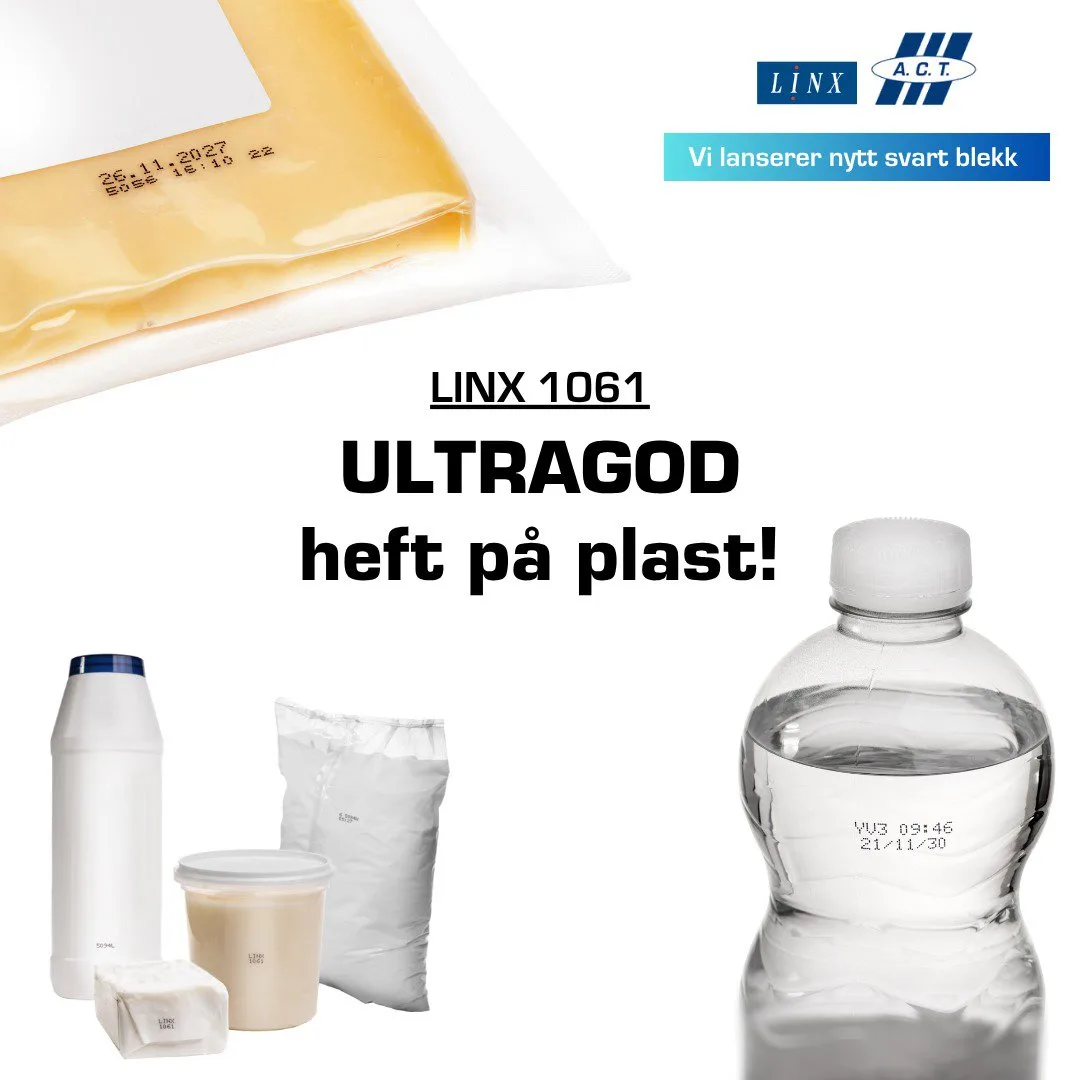 LANSERING Nytt blekk for plast – svært god heft