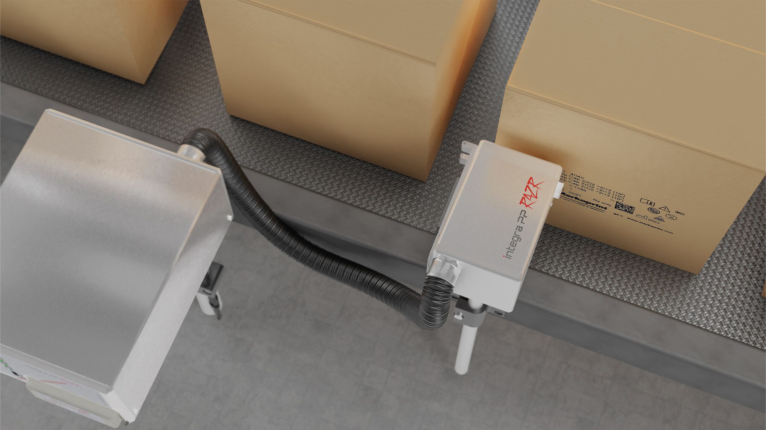 Ved blekkmerking skrives informasjon direkte på emballasjen med blekk.