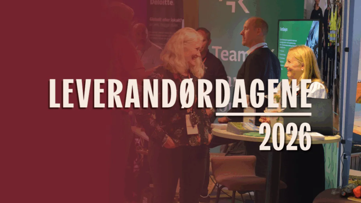 Møt oss på Leverandørdagene 26. og 27. mai i Raufoss Industripark. Vi deltar både som leverandør og foredragsholder.