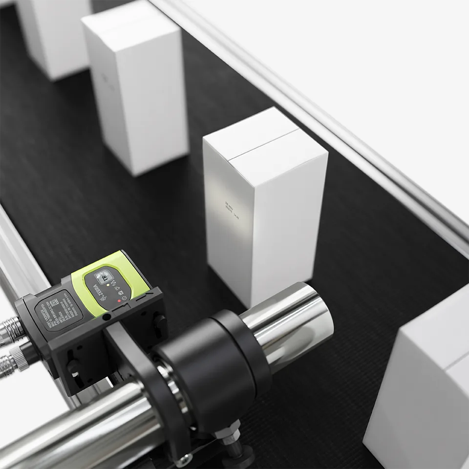 Linx 9900-serien kan leveres med Linx Iris kamera for printskjekk.