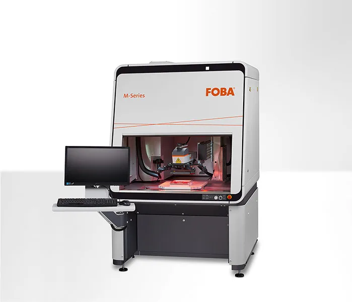 FOBA M3000 er en stor og allsidig merkestasjon med fiberlaser