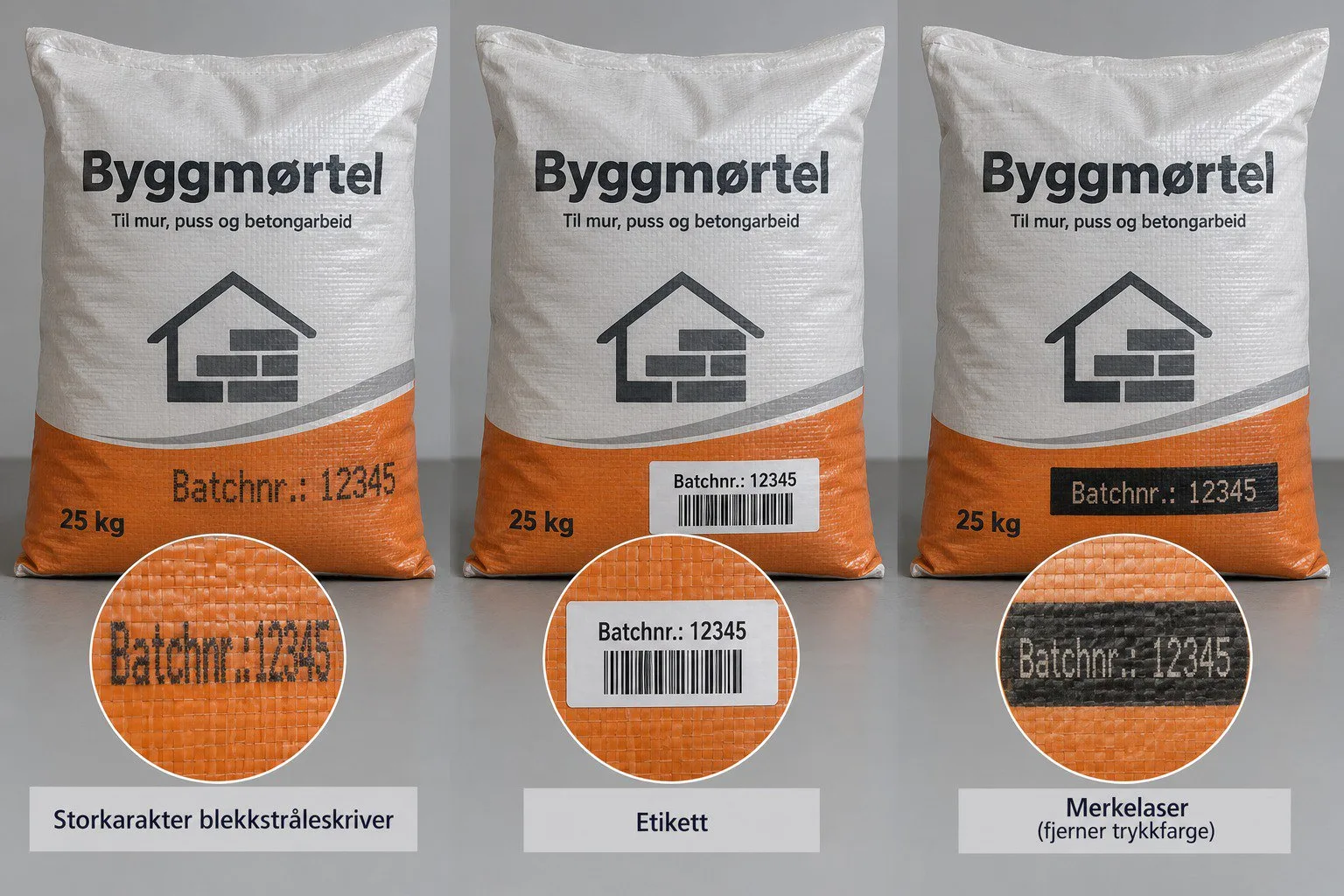 Endringer i emballasjematerialet på grunn av PPWR? Da kan testmerking med forskjellige merketeknologier bli nødvendig